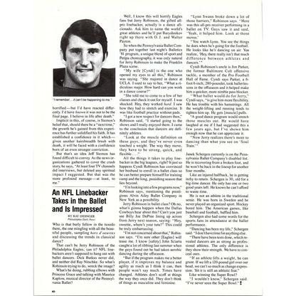 Vikings' Jeff Siemon Brush With Death Ed Karow Article 8x11" 1981 Ad D26