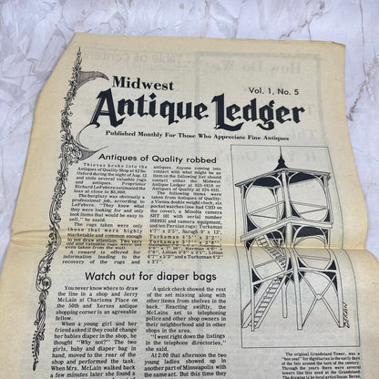 1974 Sep - Midwest Antique Ledger Newsletter - Minnesota State Fair Edition M18