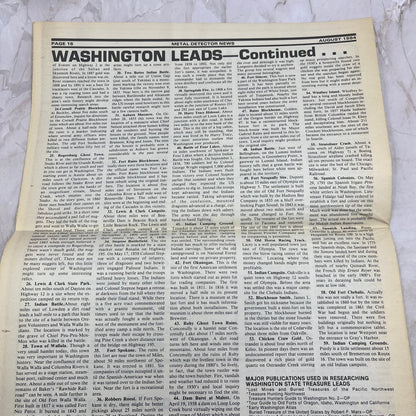 1984 Metal Detector News 150 Treasure Leads Chatsworth CA M20-2
