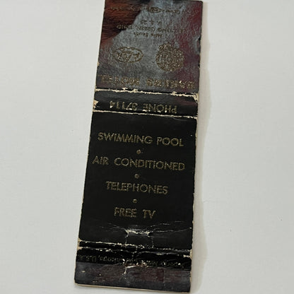 Baker's Motel Bowling Green Ohio Vintage Matchbook Cover TB6-MB1-14