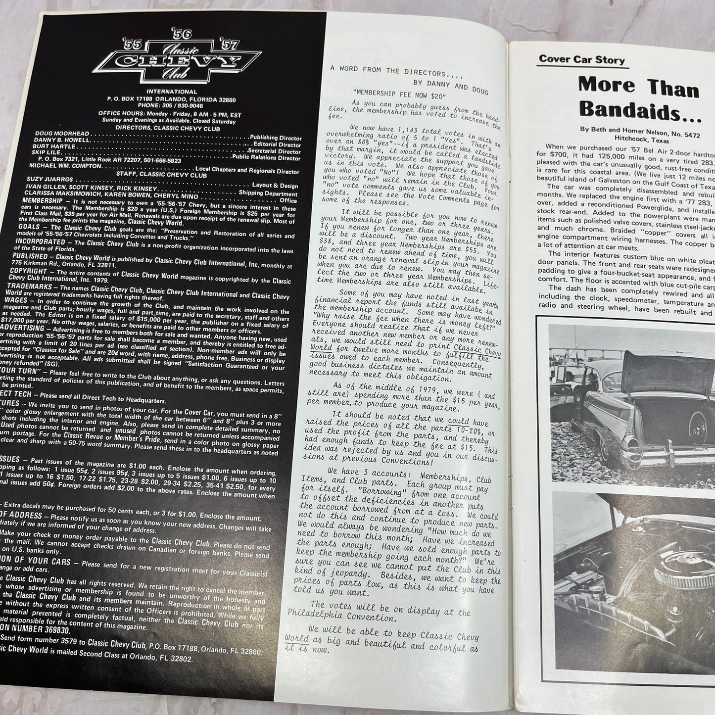 Homer Nelson Hardtop - '55, '56, '57 Classic Chevy World Magazine - Nov 1979 M30