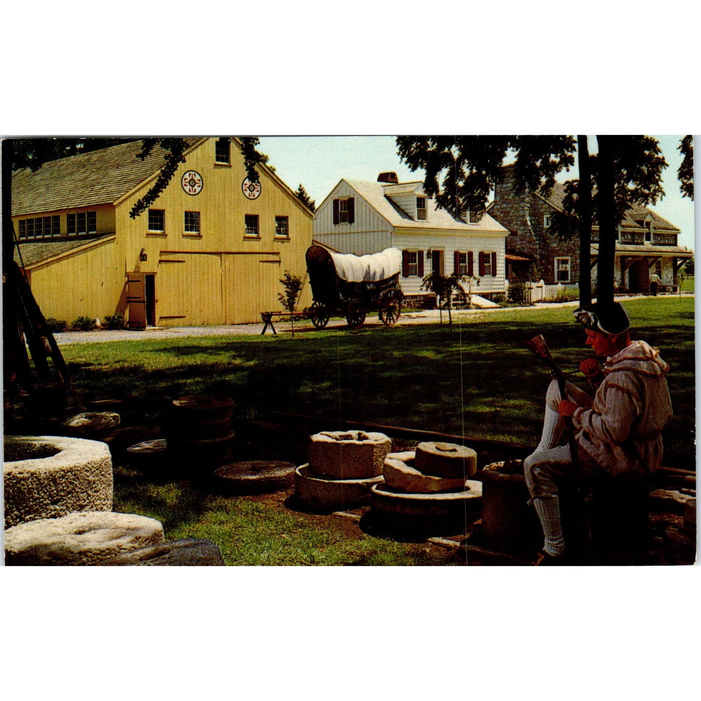 PA Farm Museum Pennsylvania Dutch Country Vintage Postcard PD5