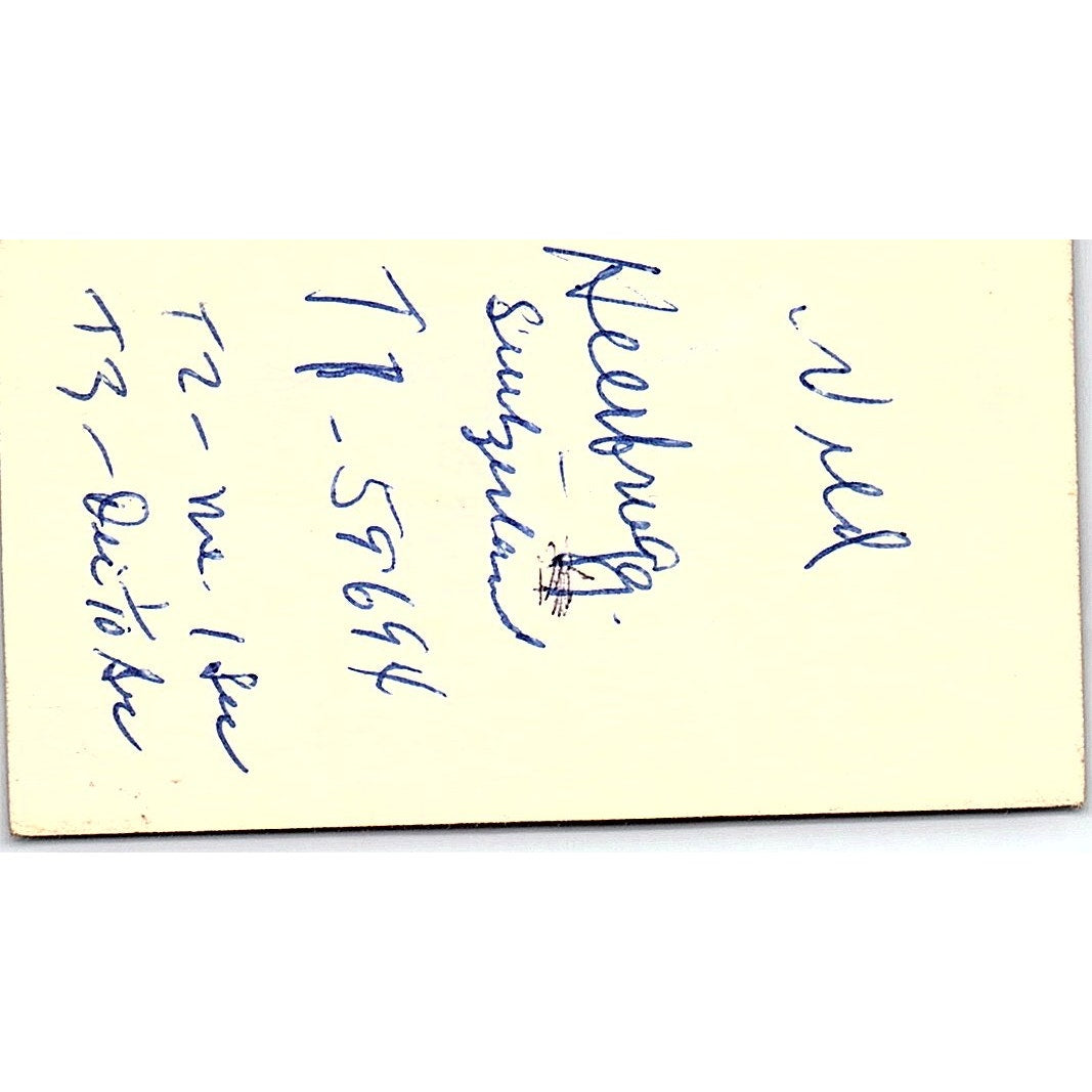 Lovie & Cutlip Construction Coos Bay OR Vintage Business Card SD9-B3