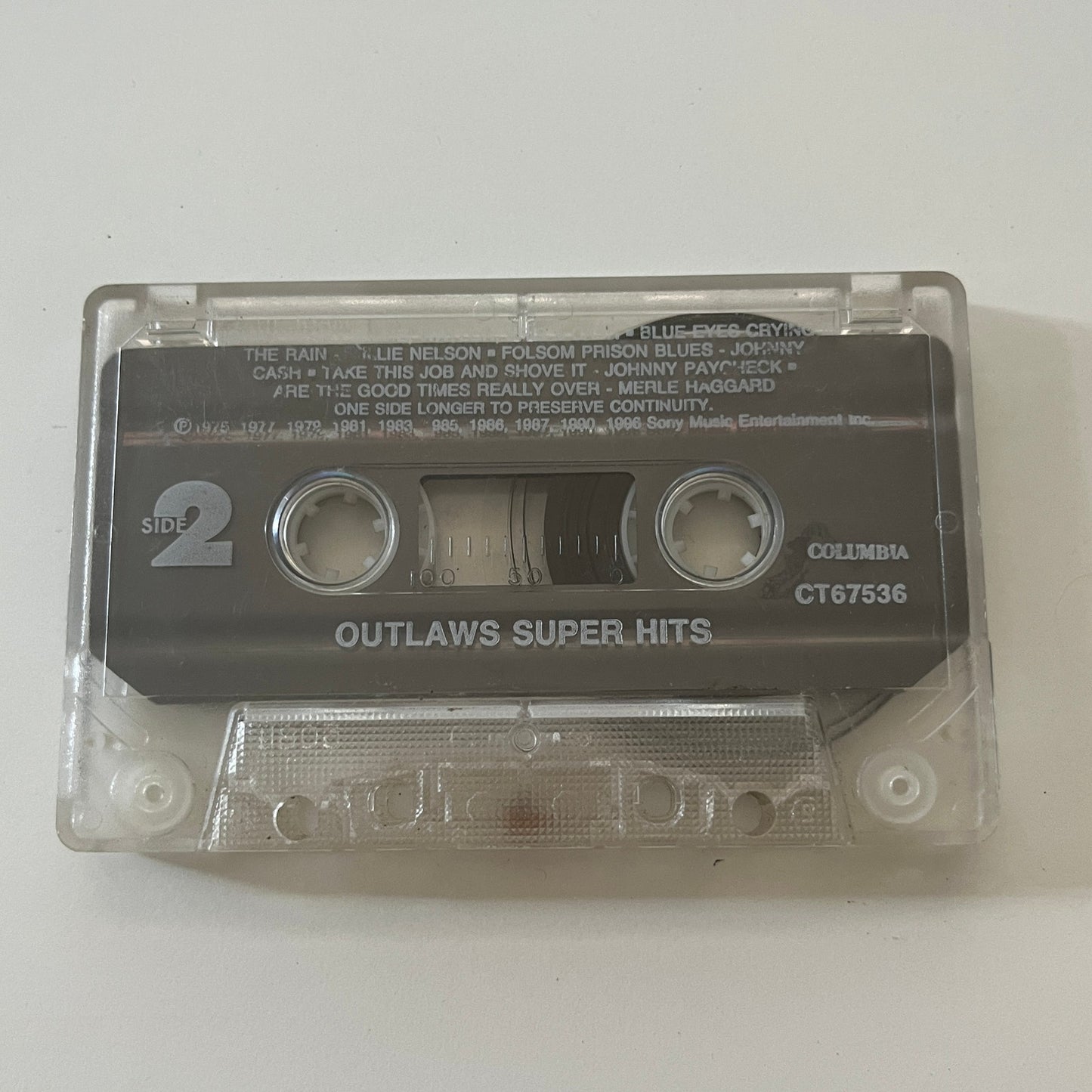 Outlaws Super Hits Merle Haggard Willie Nelson Country Cassette Tape TB6-OT1