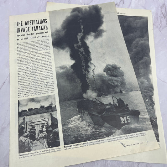 WWII Pacific Theatre Okinawa Japan 1945 Life Magazine 3 Page Article V14-1