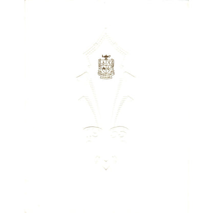 1955 Commencement Invitation Bourbon County Vocational High School AD8-R2