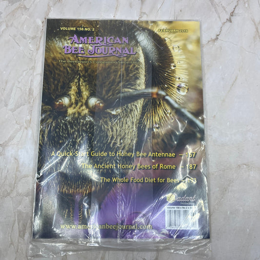 2018 Feb American Bee Journal Magazine Bees Beekeeping Honey M8