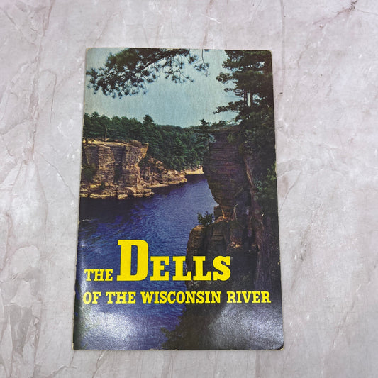 1949 The Dells of the Wisconsin River Color Travel Guide Book L4-2
