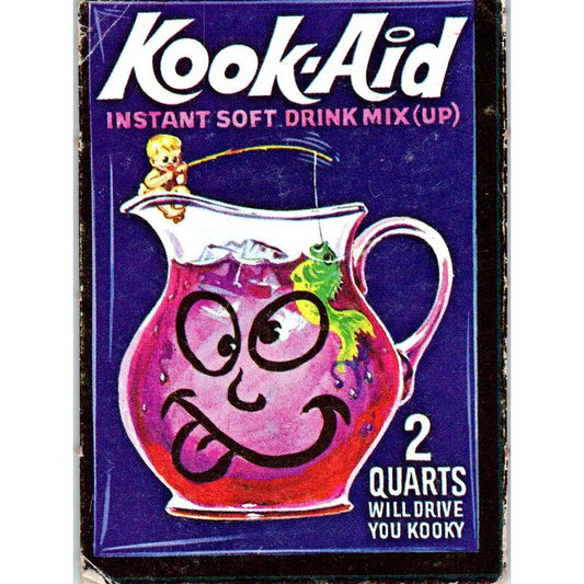 1967 Topps Wacky Packs Card Kook Aid Soft Drink Die-Cut # 13 AE5