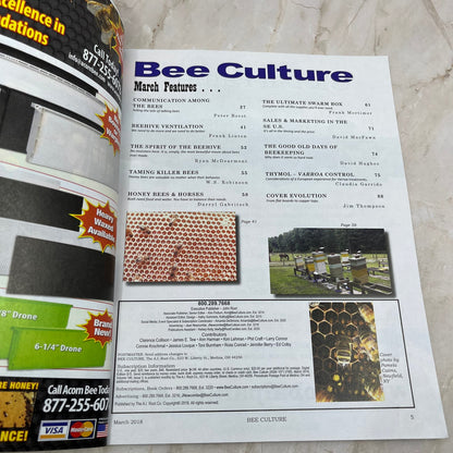 2018 Mar Bee Culture Magazine Magazine - Magazine of American Beekeeping M7