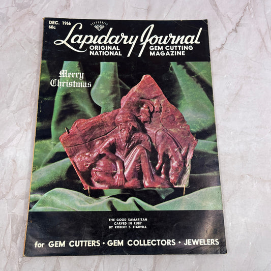 The Good Samaritan Carved in Ruby - Lapidary Journal Magazine - Dec 1966 M26