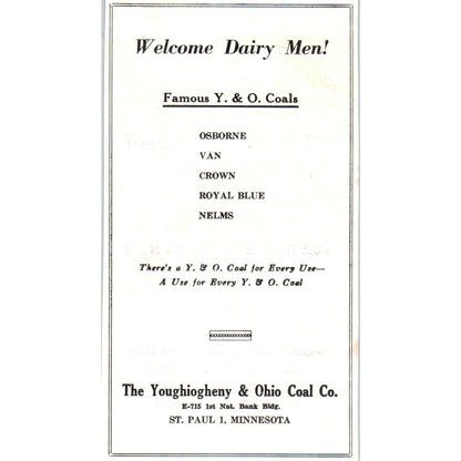Youghiogheny & Ohio Coal Co St Paul, Richards Oil Co Minneapolis 1953 Ad AE9-DC2