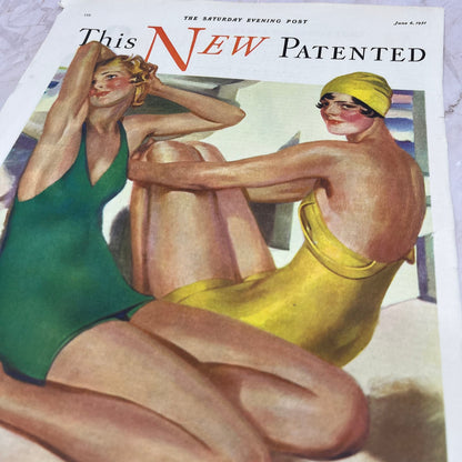 1931 Munsingwear New Patented Swimsuits 10x13 Magazine Advertisement FL6-7