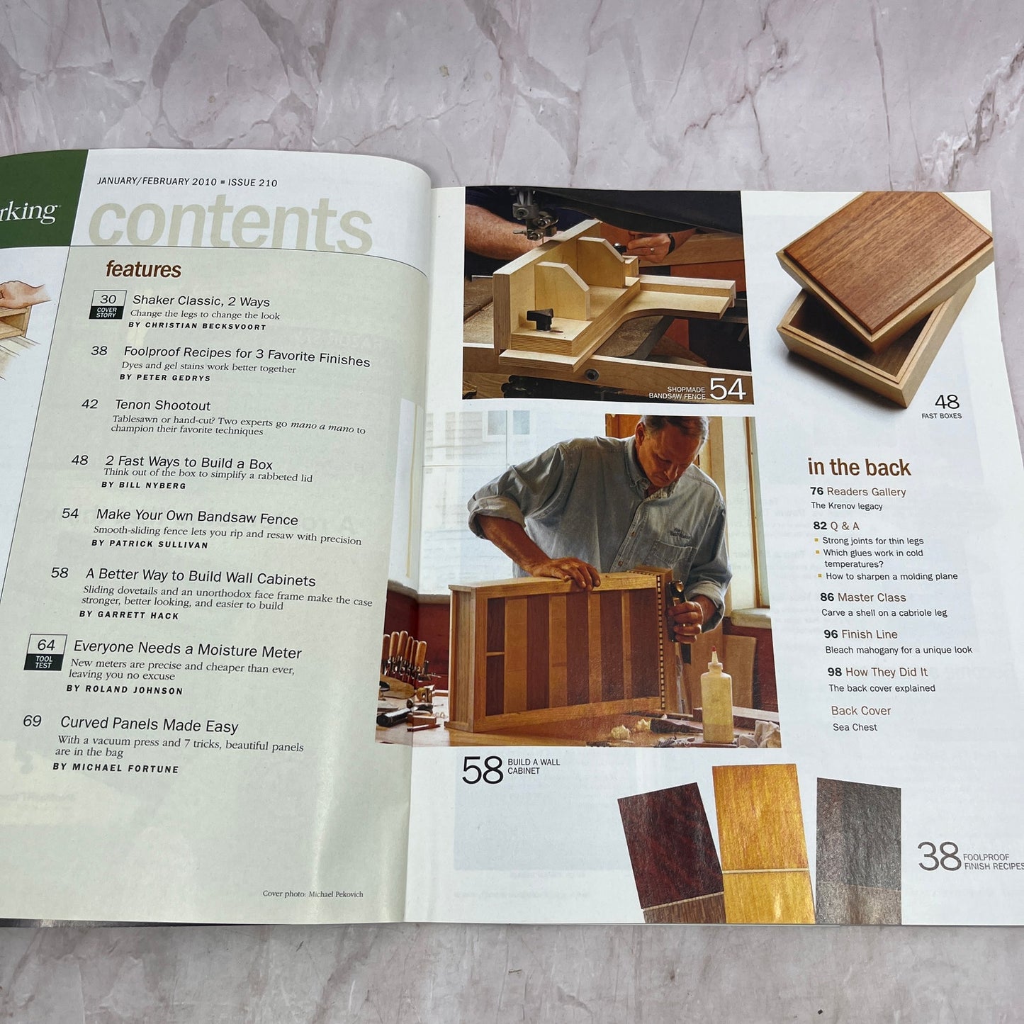 Classic Shaker Tables - Feb 2010 No 210 Taunton's Fine Woodworking Magazine M34