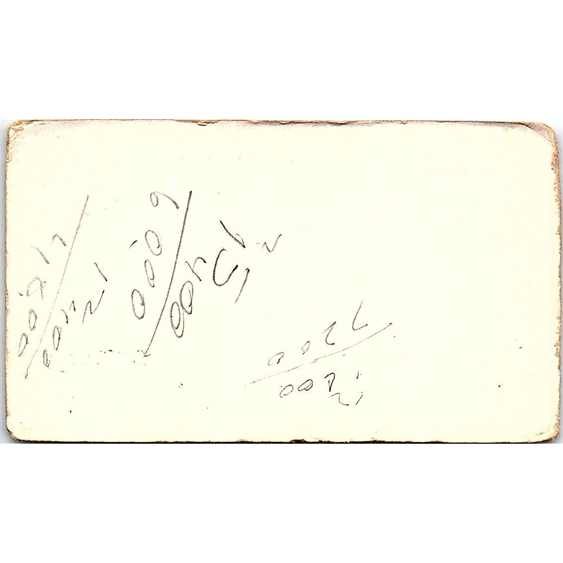 Erle Anderson Hostess Cakes Salem OR Vintage Business Card SD9-B8