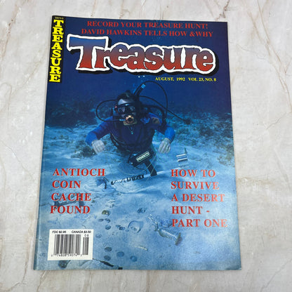 1992 August - Treasure Magazine - Treasure Hunting Prospecting Metal Detector M16