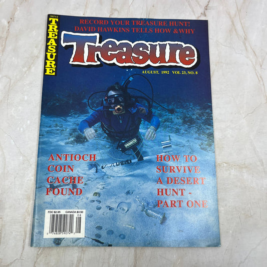 1992 Aug - Treasure Magazine - Treasure Hunting Prospecting Metal Detector M16