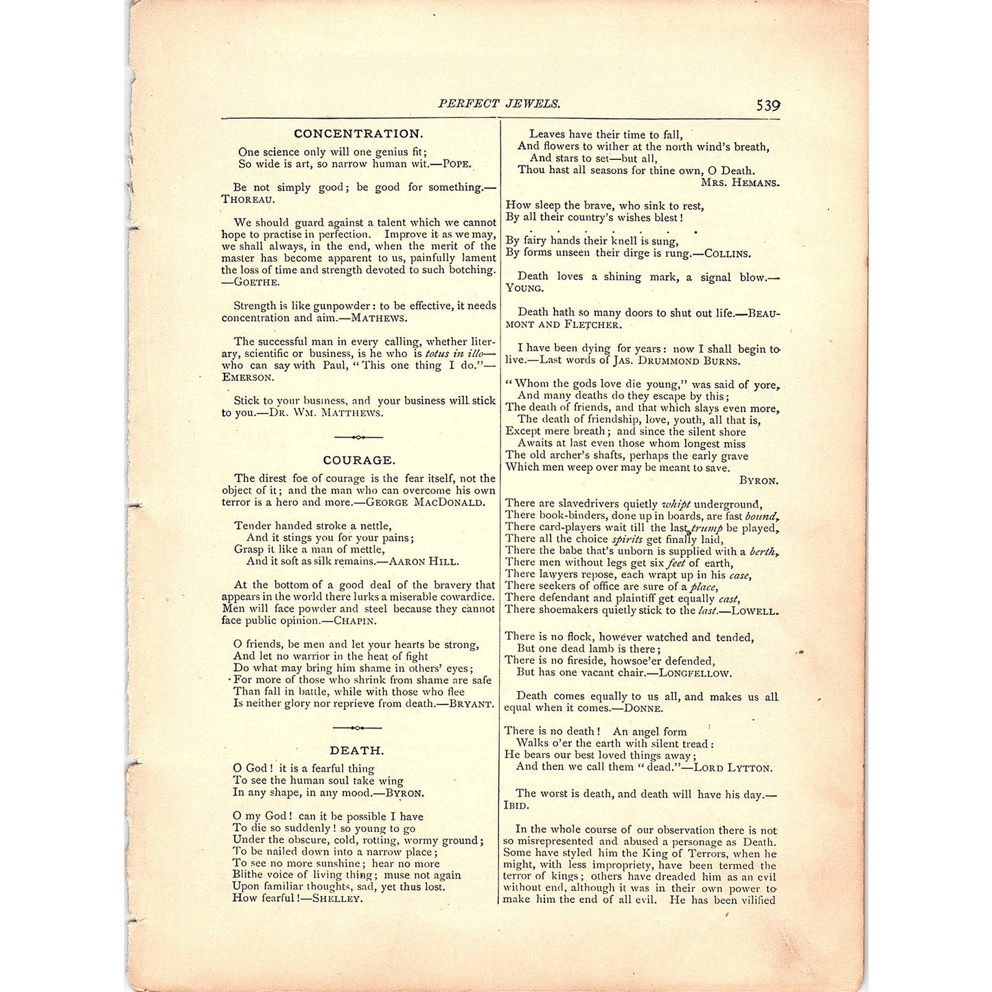 Inspired Thoughts Of World's Masterminds 11 Pages 1884 Perfect Jewels TA5-CJ-6