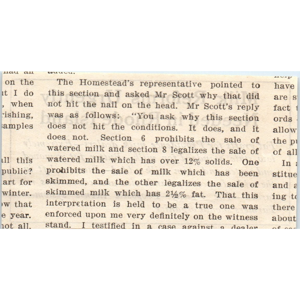 Milk Reforms Urgently Needed in Rhode Island 1905 Magazine Ad AF1-NH2