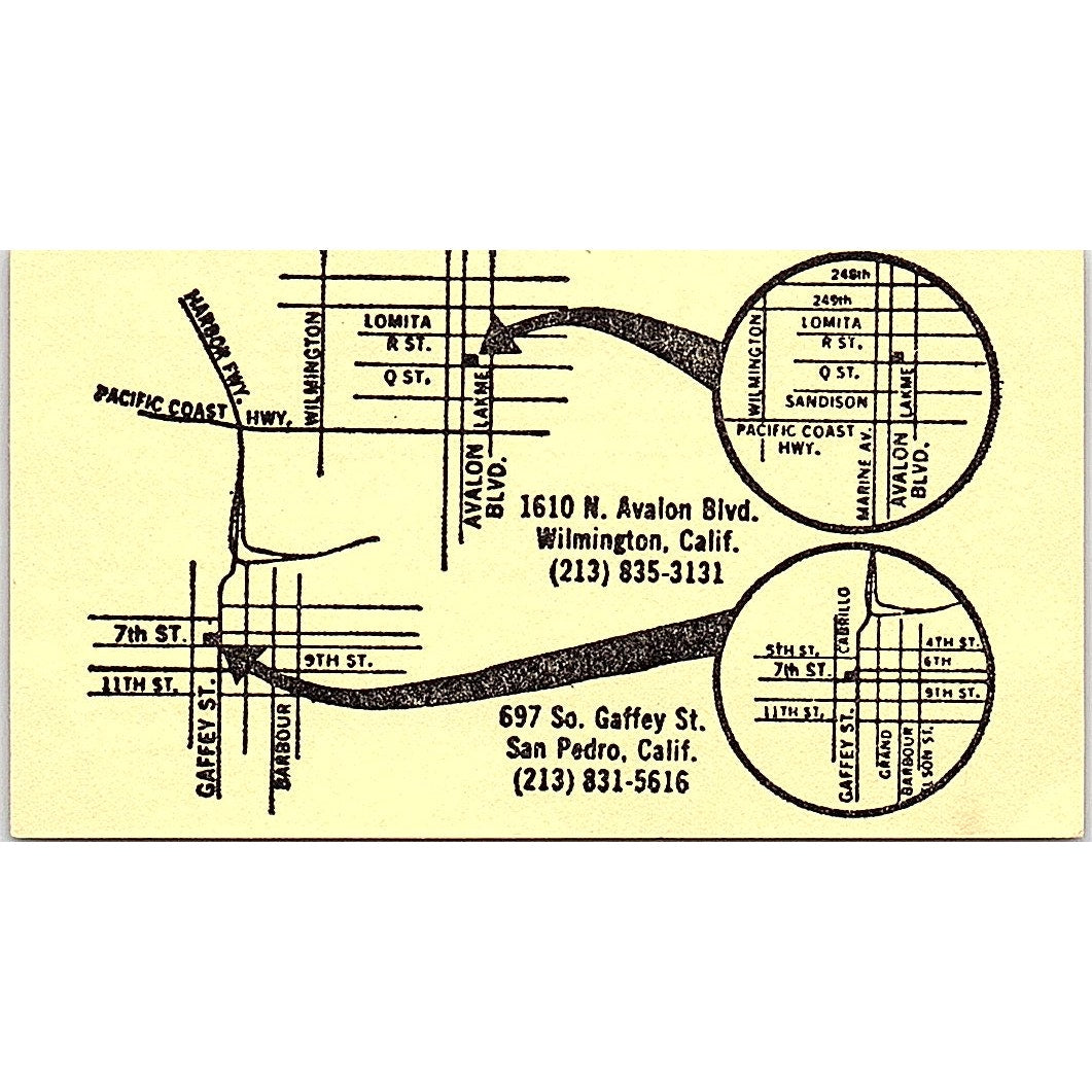 Wilmington CA Dentists Martin A Goldberg, Davidowitz Business Card SE3-B15