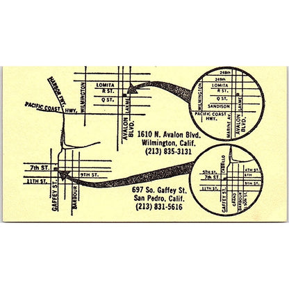 Wilmington CA Dentists Martin A Goldberg, Davidowitz Business Card SE3-B15