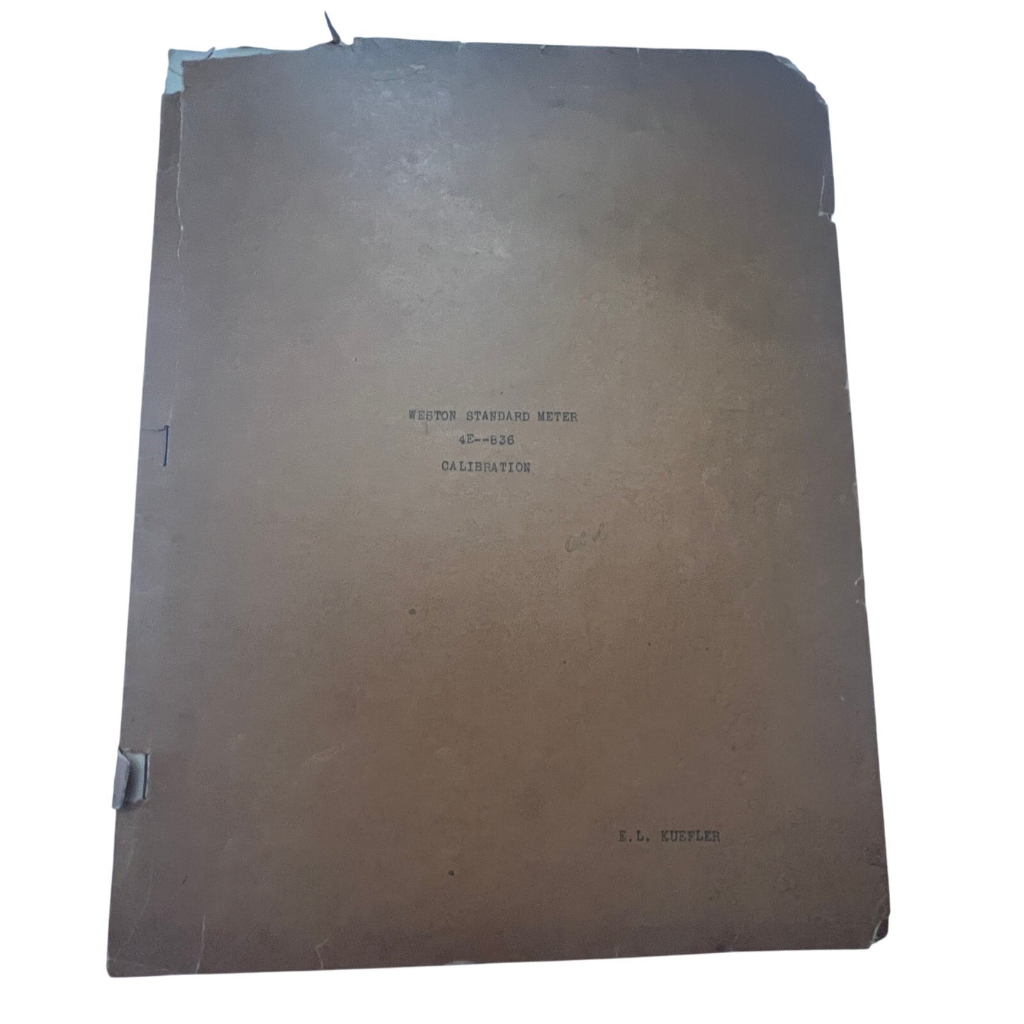 1920s Weston Laboratory Standard Voltmeter Ephemera Lot TG2-OB