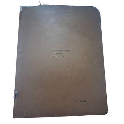 1920s Weston Laboratory Standard Voltmeter Ephemera Lot TG2-OB