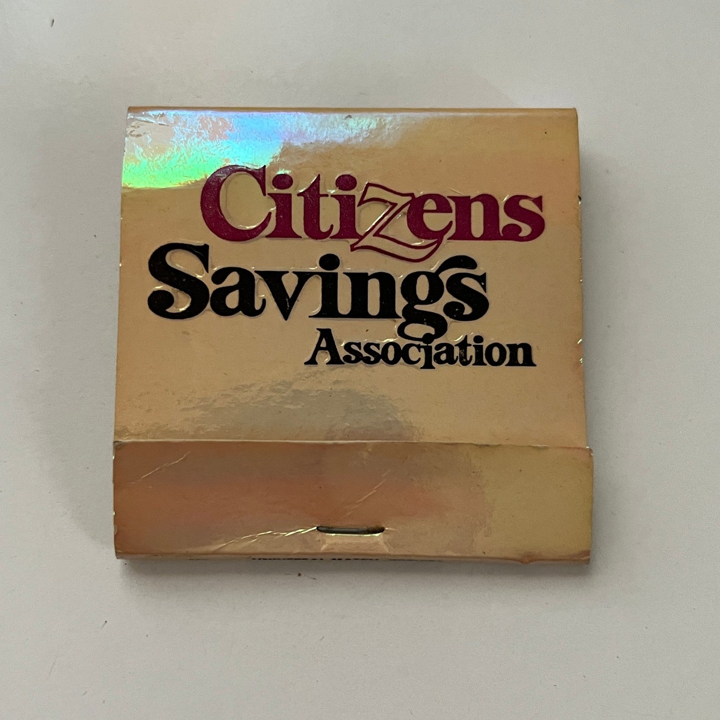 Citizen Savings Junction City Wamego KS Feature Matches Vtg Matchbook TB7-XSM