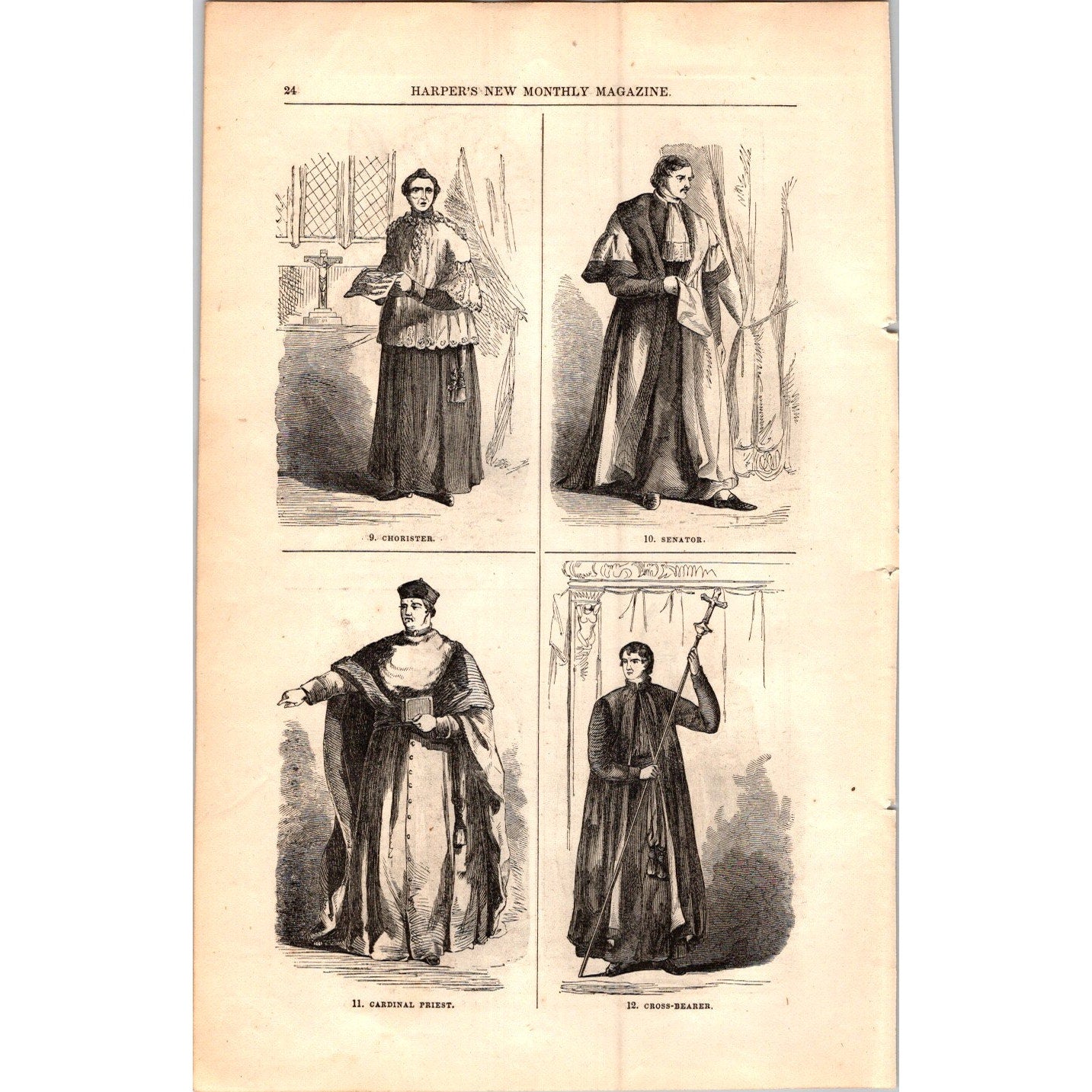 The Holy Week at Rome - Roman Catholic - 3 Pages 1854 Article I19