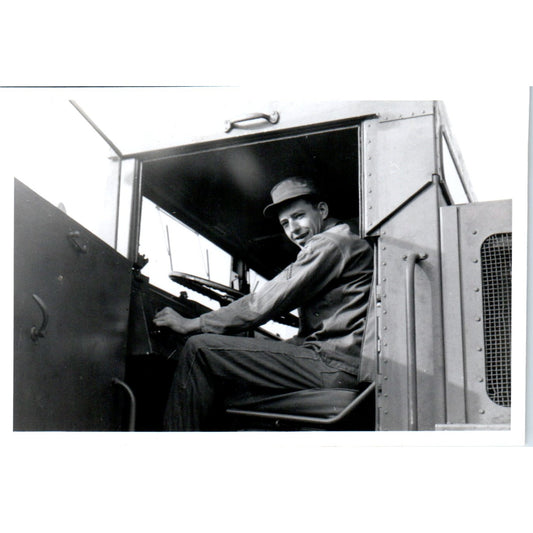 US Soldier Clouse in Army Vehicle Postwar Germany c1954 Army Photo AF1-AP6