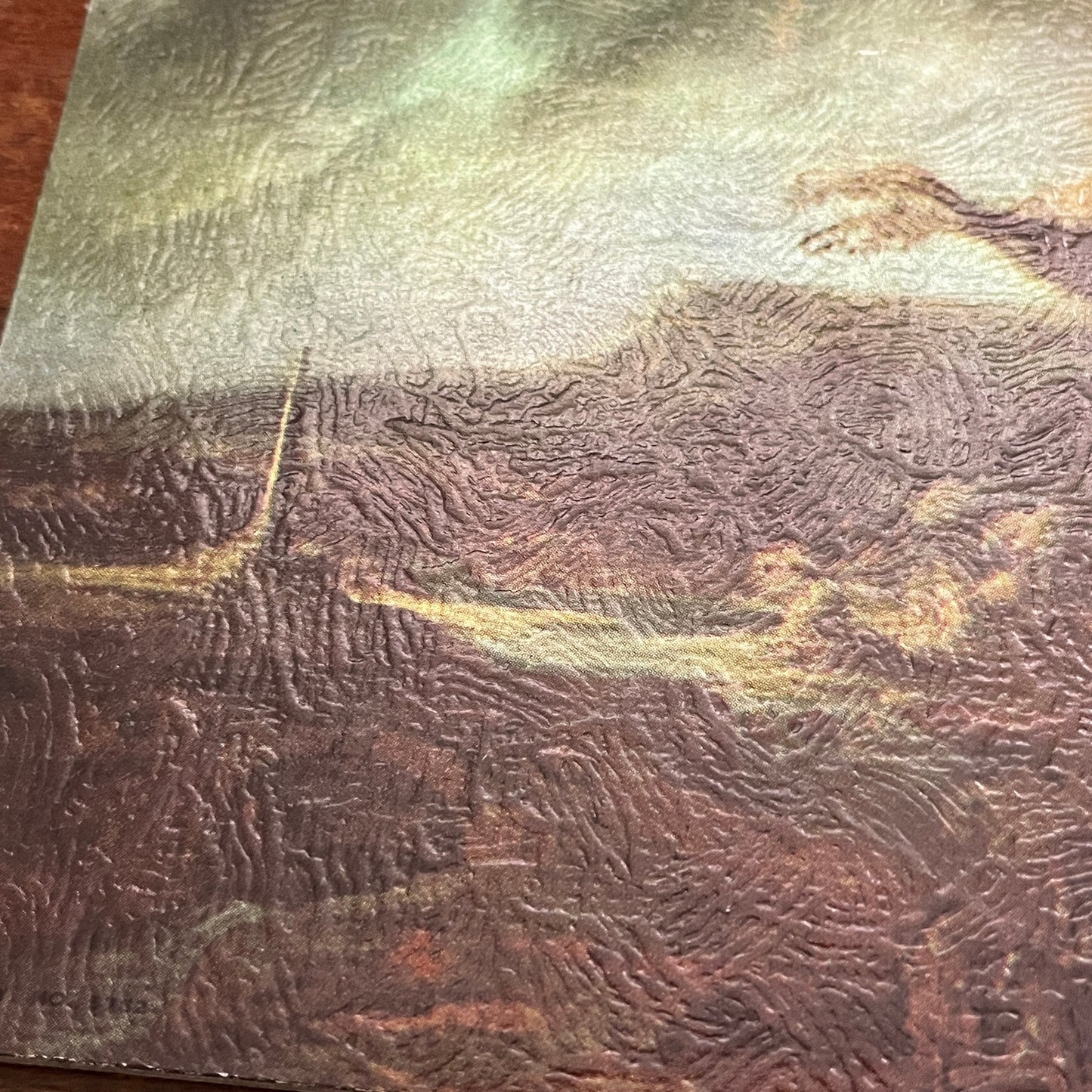 Landscape with Obelisk - Govert Flinck Vintage Print 5x7 on Masonite V19