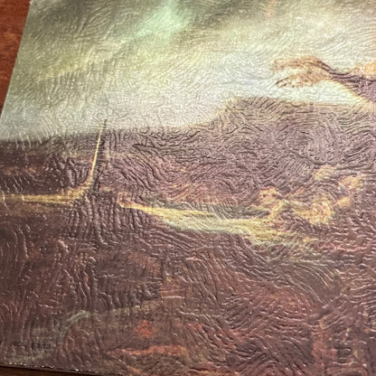 Landscape with Obelisk - Govert Flinck Vintage Print 5x7 on Masonite V19