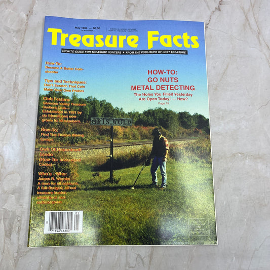 1996 May - Treasure Facts Magazine - Treasure Hunting Gold Metal Detecting M17