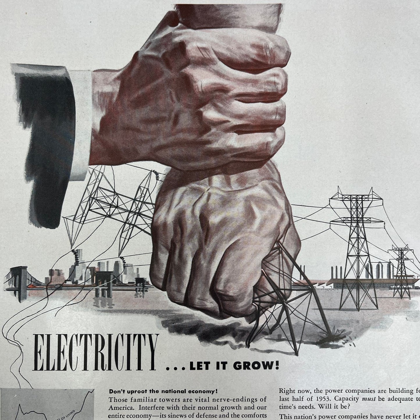 Electricity Babcock & Wilcox 1951 Magazine Ad FL6-10