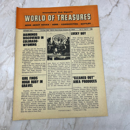 1977 Oct - International Club Digest World of Treasures Magazine Newsletter M16