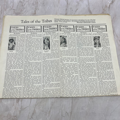 1931 Western Newspaper Union Tales of the Tribes Newspaper Native Americans AE3
