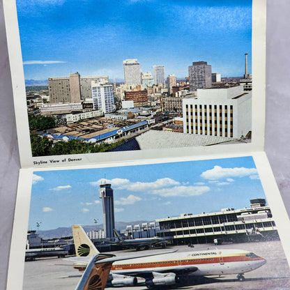 Vintage Denver CO Magnificent Mile High City Souvenir Folder TH2-MI1
