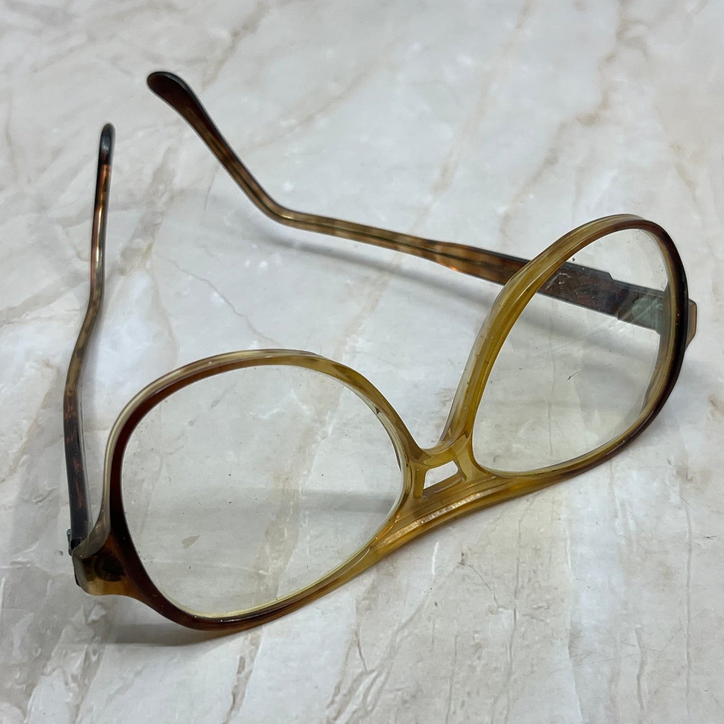 Vintage Aviator Plastic Frame Airco 5 3/4 Tortoise Eyeglasses Frames TD5G1-5