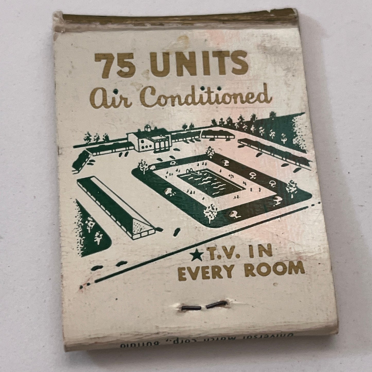 Motel Hamilton Utica New York Vintage Matchbook Cover TB8-MB-10