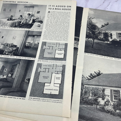 Life Portfolio of Ideas for Home Planning 1940s Interior Design 14 Page Article V14-1