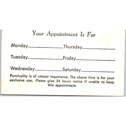 Debbie Ann's Beauty Salon Betty Grossman Long Beach Vtg Business Card SD8-B11