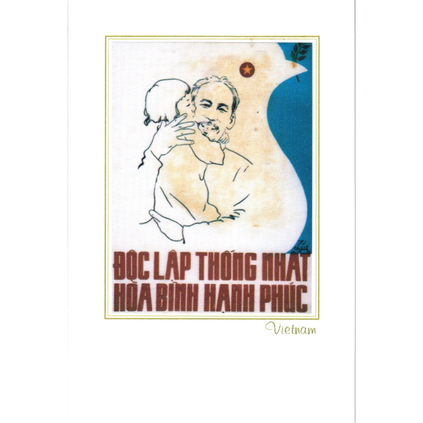 Vietnam War Greeting Card Protect The Kids Freedom Peace and Happiness AB9