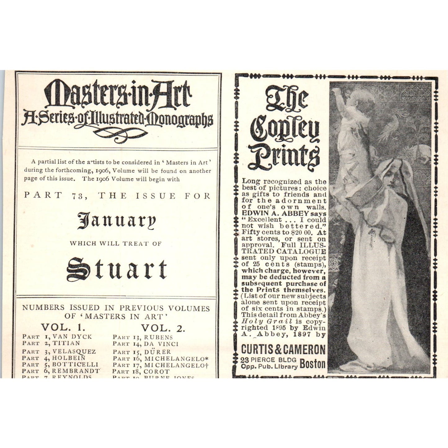 How to Study Pictures Ad The Century Co Boston c1905 Victorian Ad AE9-MA3