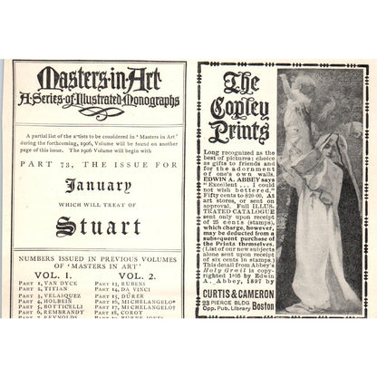 How to Study Pictures Ad The Century Co Boston c1905 Victorian Ad AE9-MA3