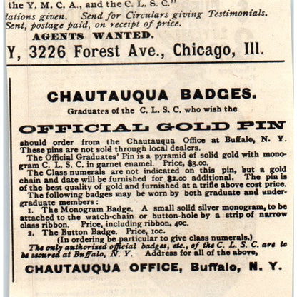 Dueber Pocket Watch W. Hill & Co Chicago c1890 Victorian Ad AE8-CH9