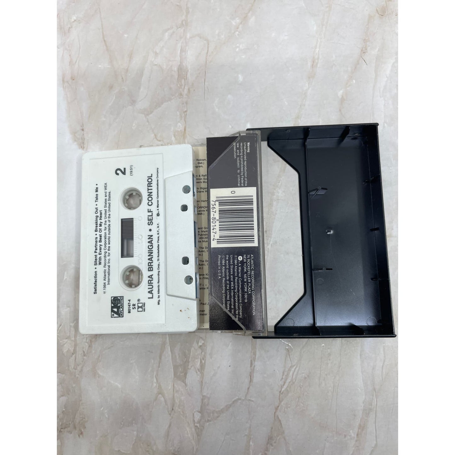 Laura Branigan Self Control Atlantic Records Cassette Tape TH5-T1