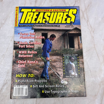 1991 Aug - Western & Eastern Treasures Magazine - Treasure Hunting Gold M12