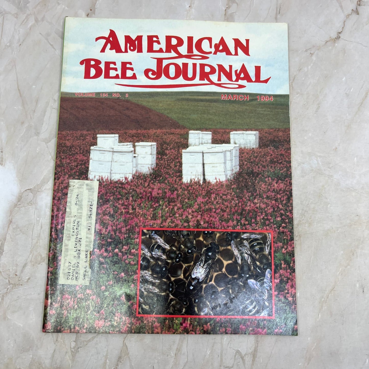 1994 March - American Bee Journal Magazine - Bees Beekeeping Honey M9