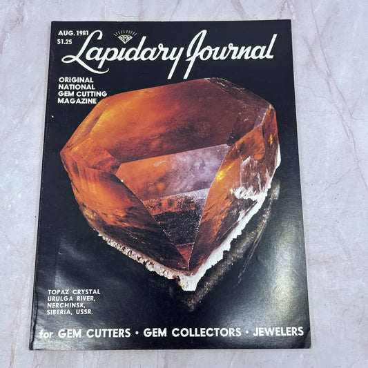 Topaz Crystal Urunga River Nerchinsk Siberia USSR Lapidary Journal Aug 1981 M23