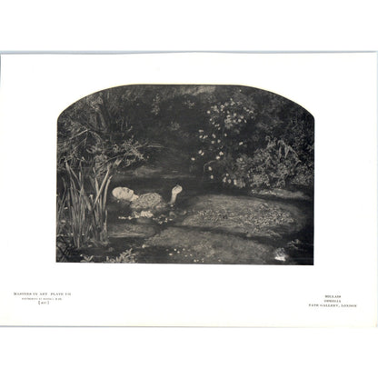 Ophelia - Millais 1908 Victorian Art Print AB8-MA10